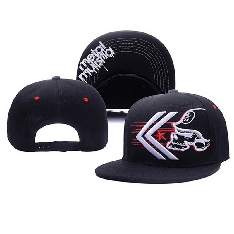 Unisex Skeleton Embroidery Bas - Snapback Hat Flat avaliação e preço