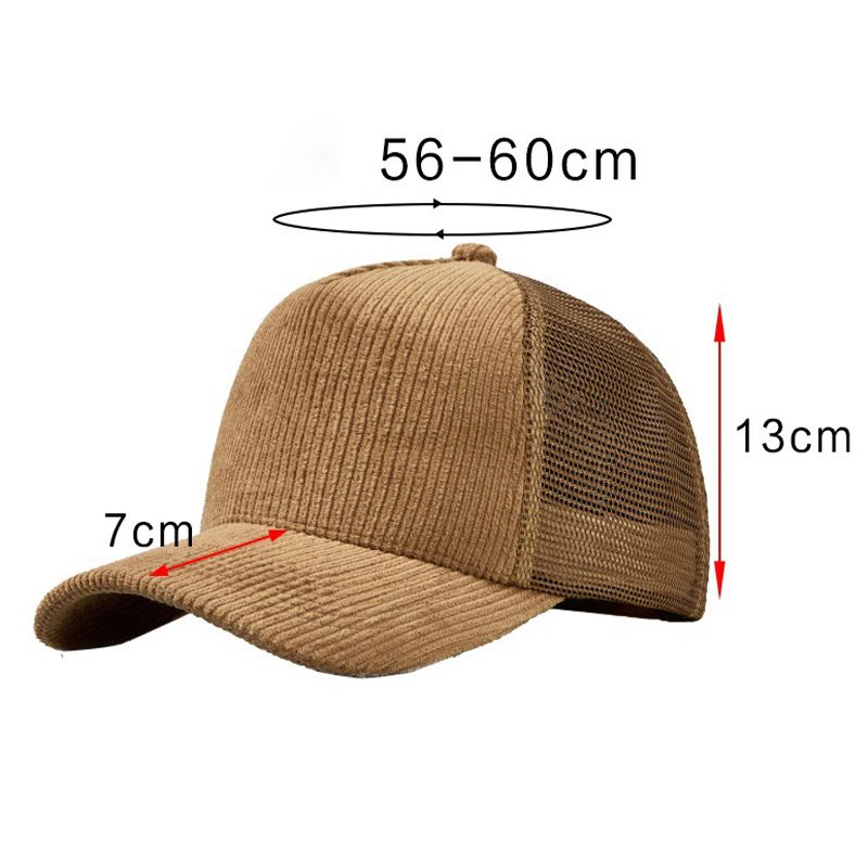 Corduroy Mesh Sport Cap Custom - Corduroy Cap 5 Panel avaliação e preço
