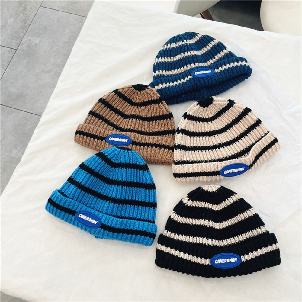 Fashion Warm Children's Hats B - Beanie Cuffed Knit avaliação e preço