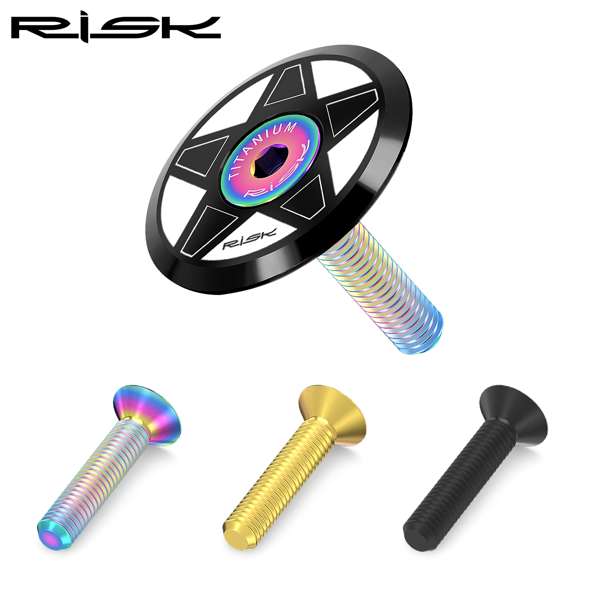 RISK 1pc Bicycle Titanium Allo - Snapback Hat Flat avaliação e preço