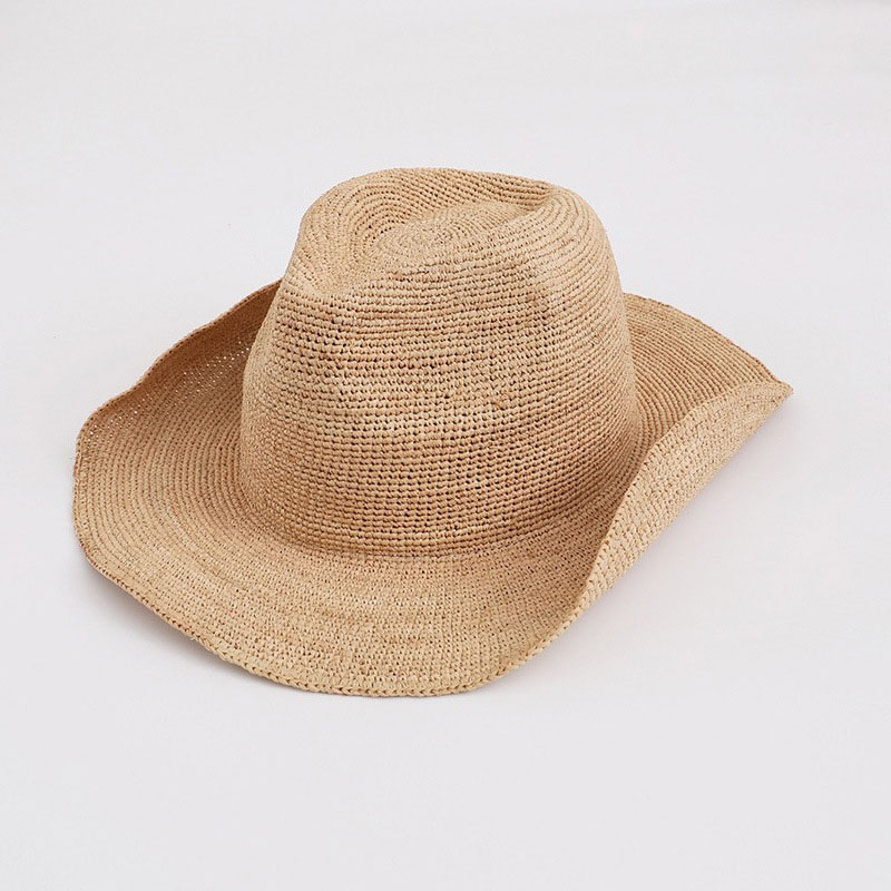 Natural Raffia Straw Hat For W - Cowboy Hat Straw avaliação e preço