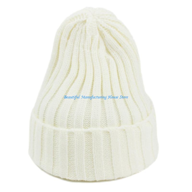 E56A Unisex Winter Ribbed Knit - Beanie Cuffed Knit avaliação e preço