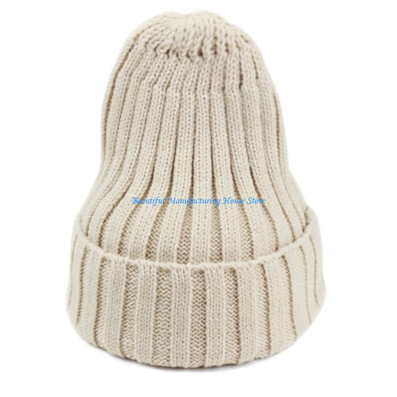 E56A Unisex Winter Ribbed Knit - Beanie Cuffed Knit avaliação e preço