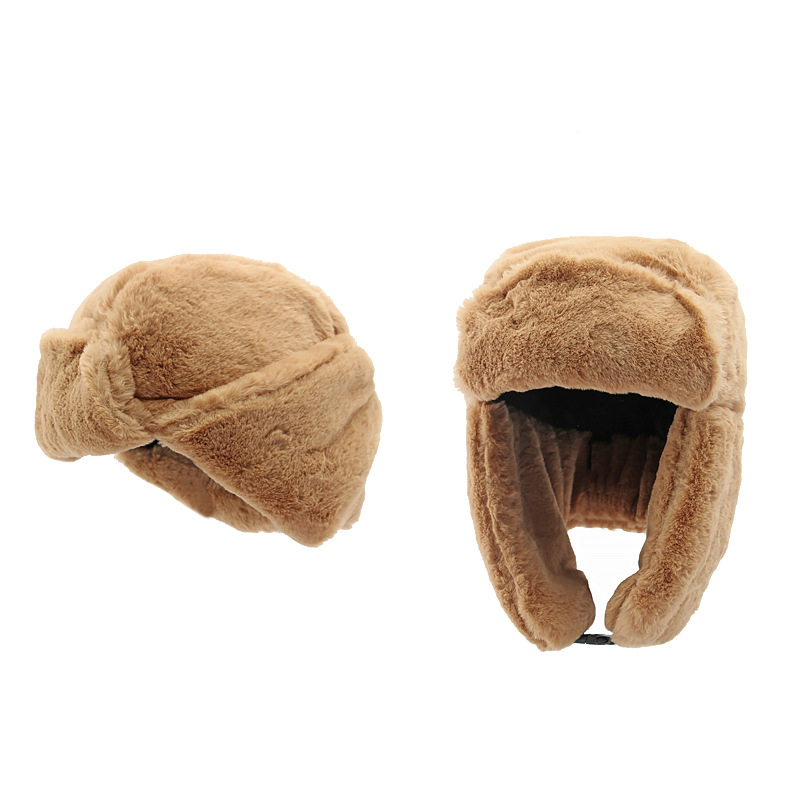 Men and Women's Thick Plush Bo - Trapper Hat Ear Flap avaliação e preço