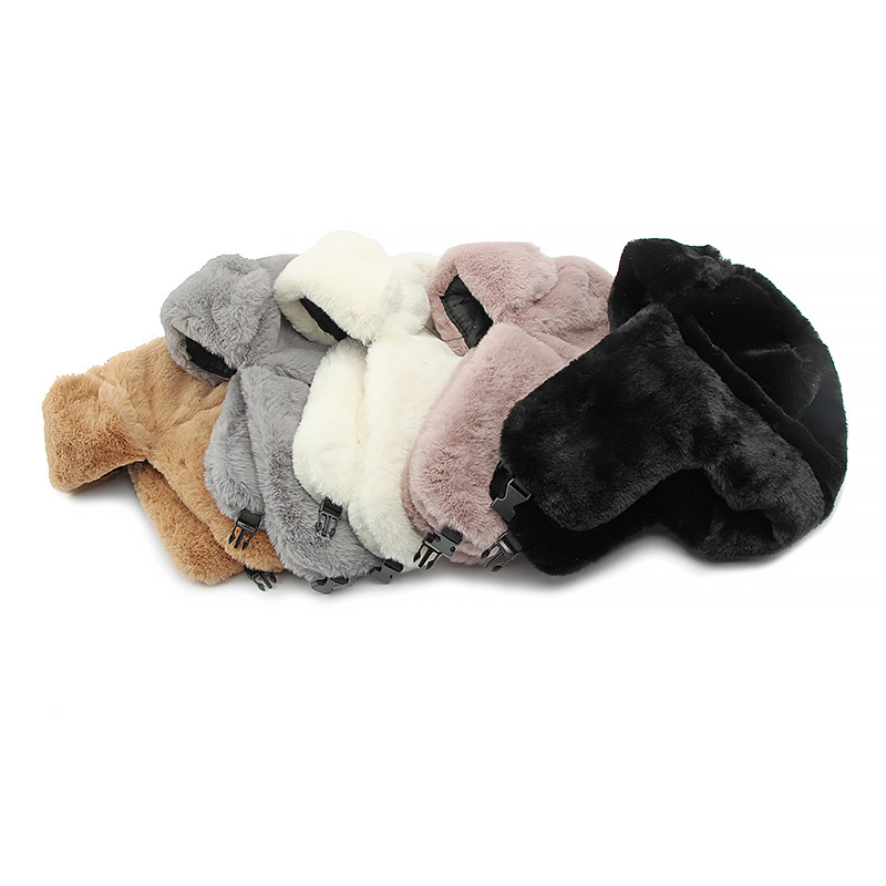 Men and Women's Thick Plush Bo - Trapper Hat Ear Flap avaliação e preço