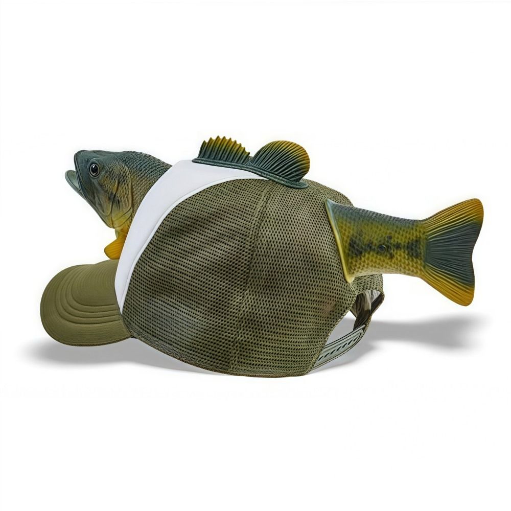 Funny 3D Fish Animal Trucker H - Trucker Cap Mesh avaliação e preço