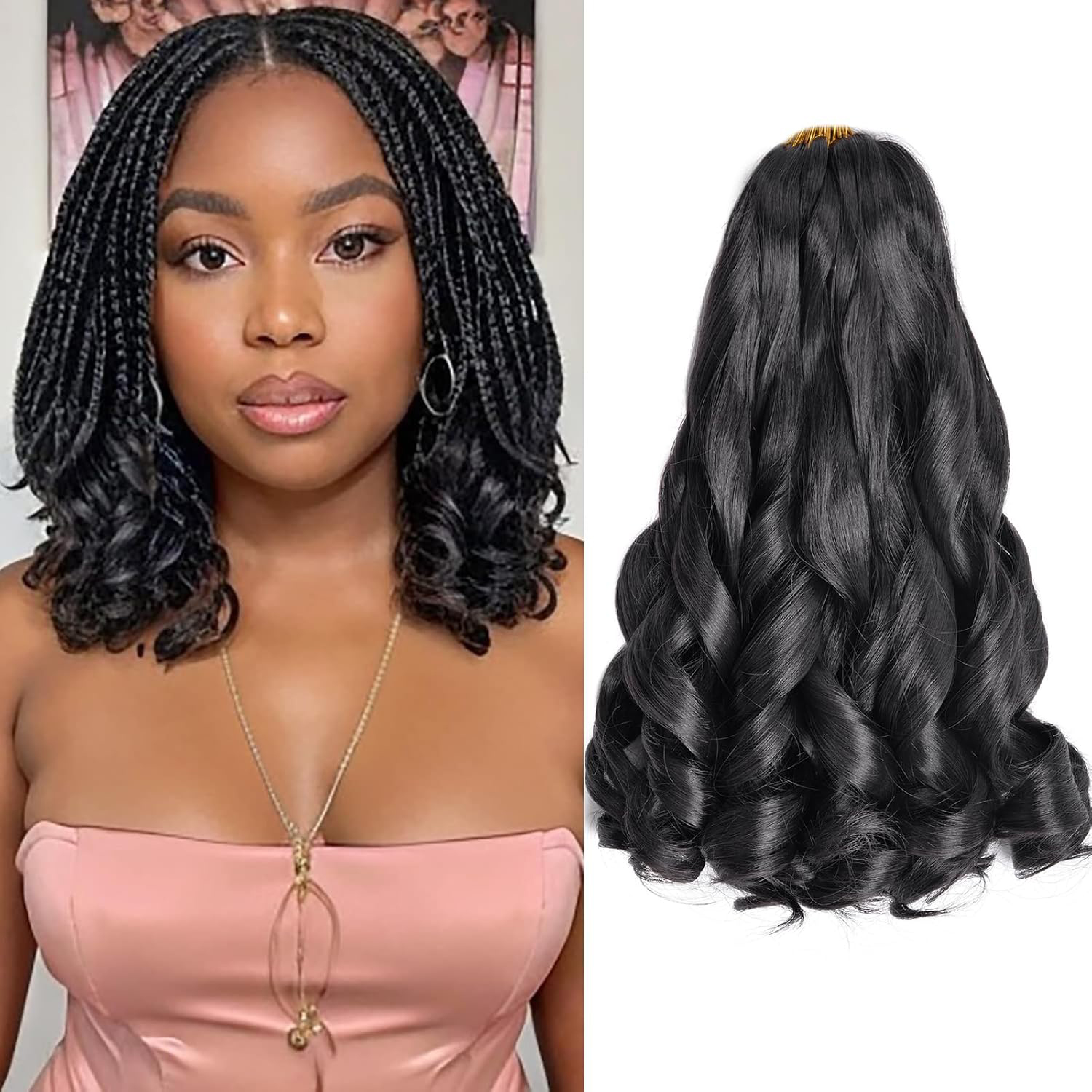 French Curly Braiding Hair 12/ - Beret French Wool avaliação e preço