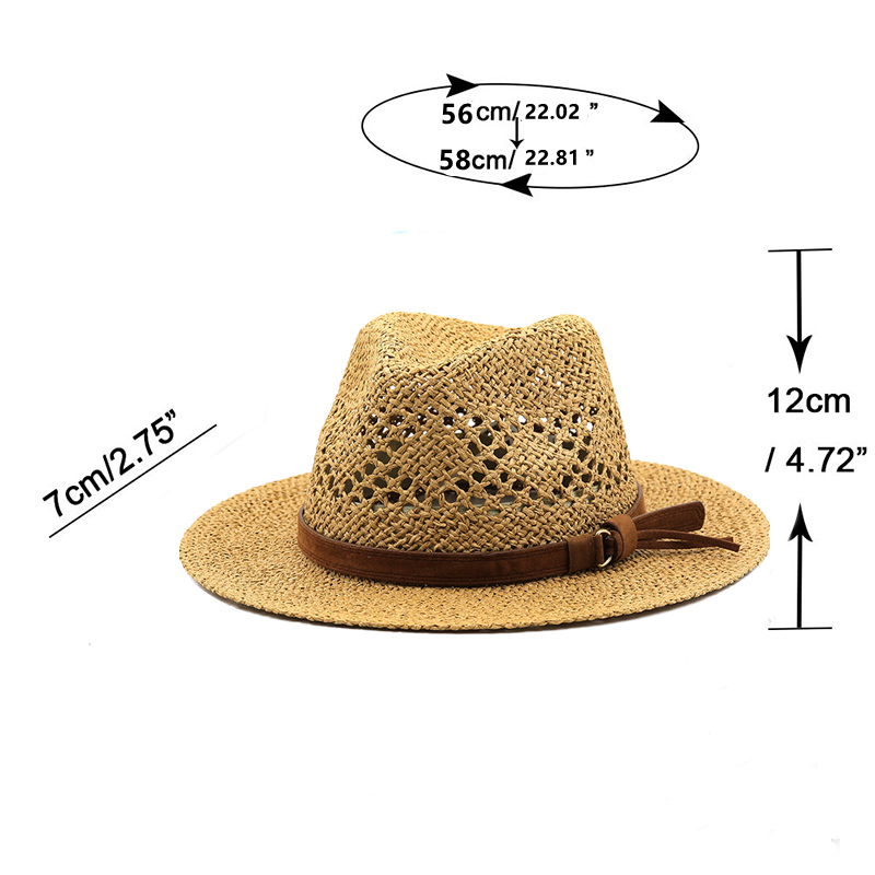 Hollow Men Raffia straw hat St - Cowboy Hat Straw avaliação e preço