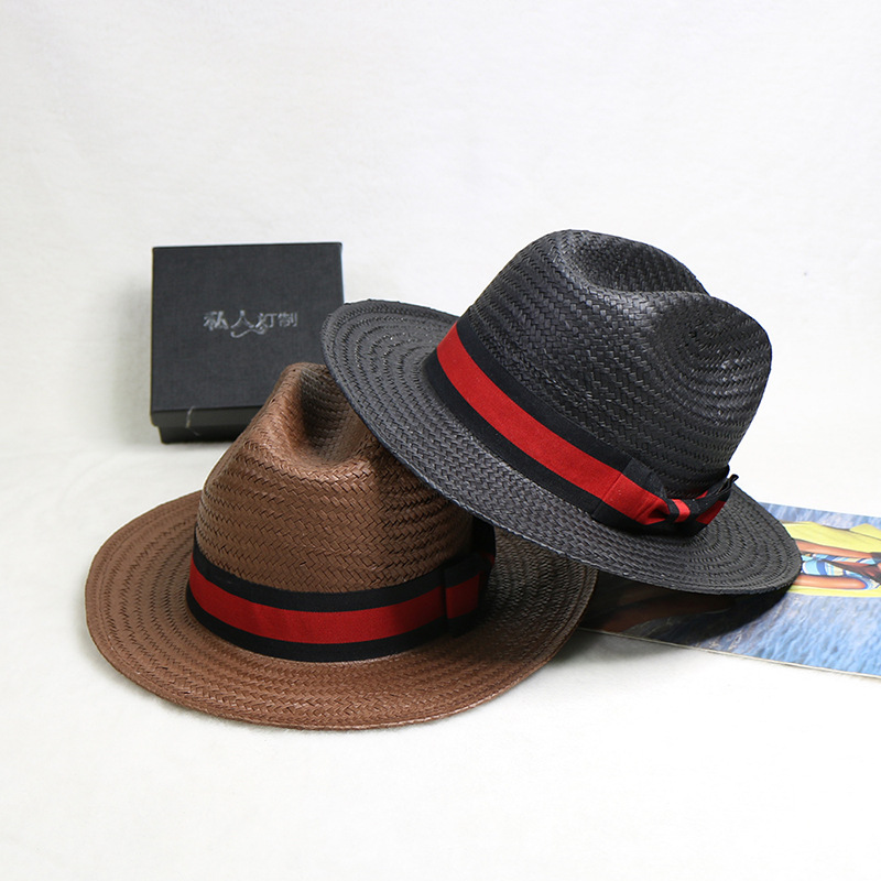 Hand Woven Straw Hat Jazz Cowb - Cowboy Hat Straw avaliação e preço