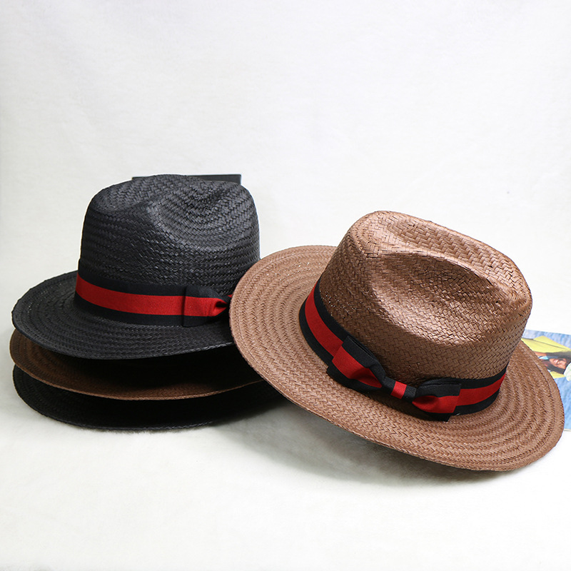 Hand Woven Straw Hat Jazz Cowb - Cowboy Hat Straw avaliação e preço