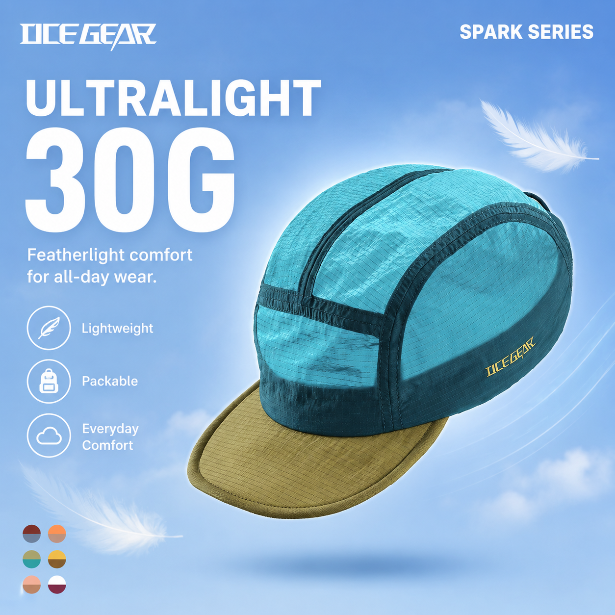30g Ultralight 5 Panel Hiking  - Corduroy Cap 5 Panel avaliação e preço