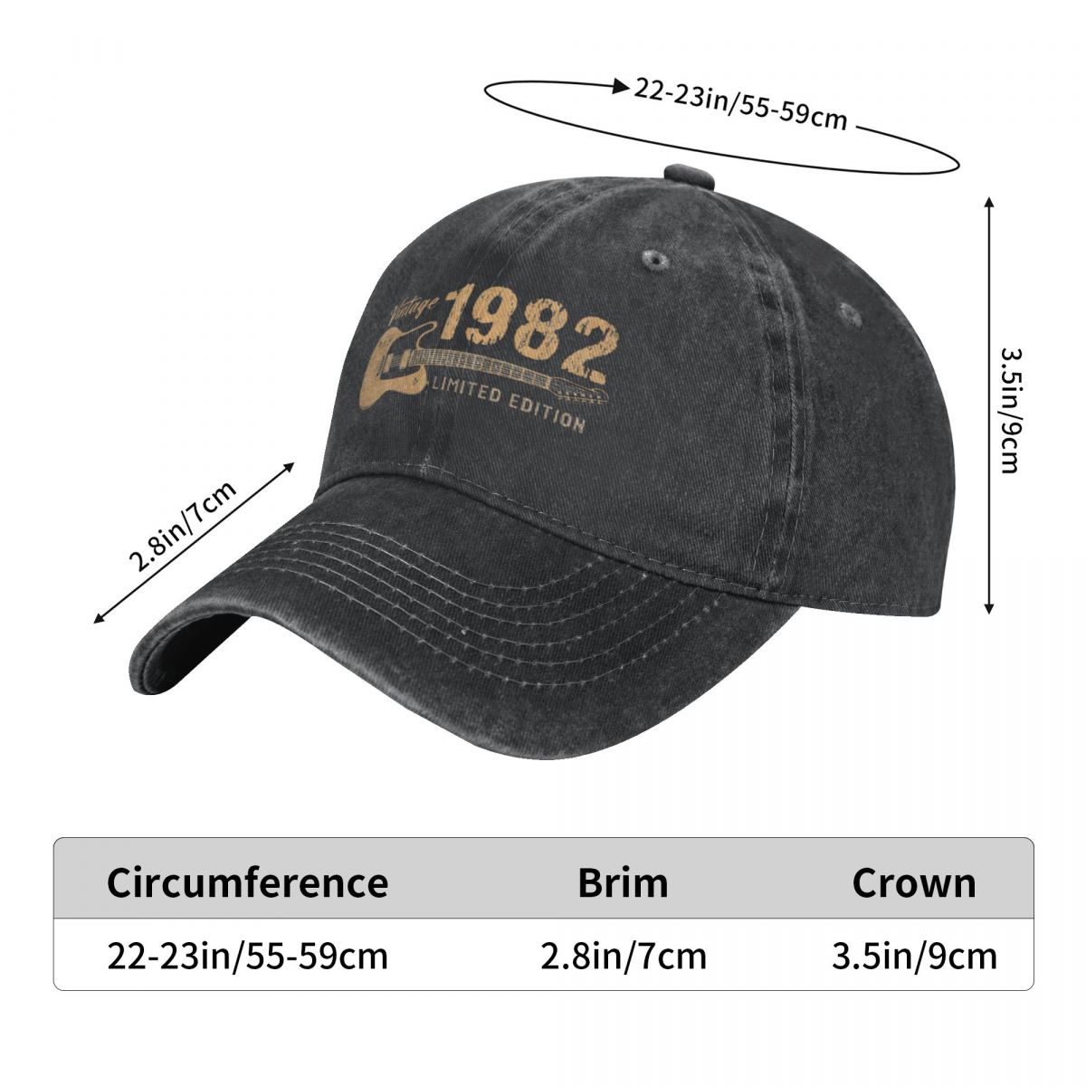 Washed Men's Baseball Cap Guit - Golf Cap Dad avaliação e preço
