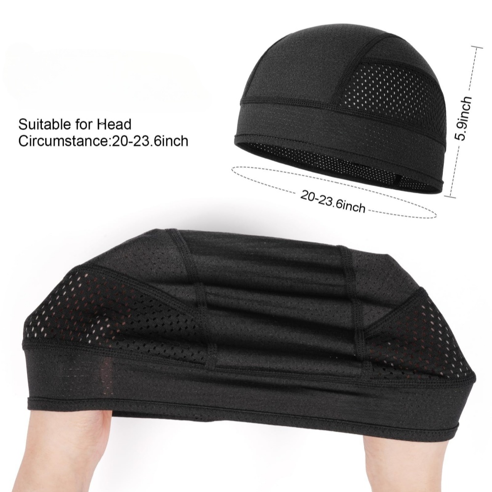 Summer Mesh Thin Vents Beanie  - Skull Cap Helmet Liner avaliação e preço