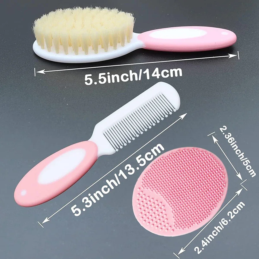 Baby Hair Brush Set for Newbor - Swim Hat Silicone avaliação e preço