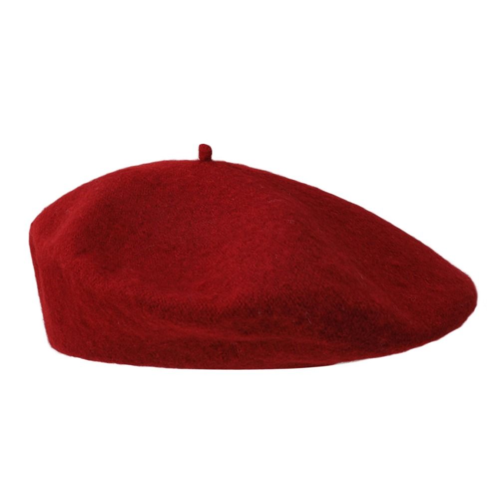 Berets Hat Autumn Winter Warm  - Beret French Wool avaliação e preço