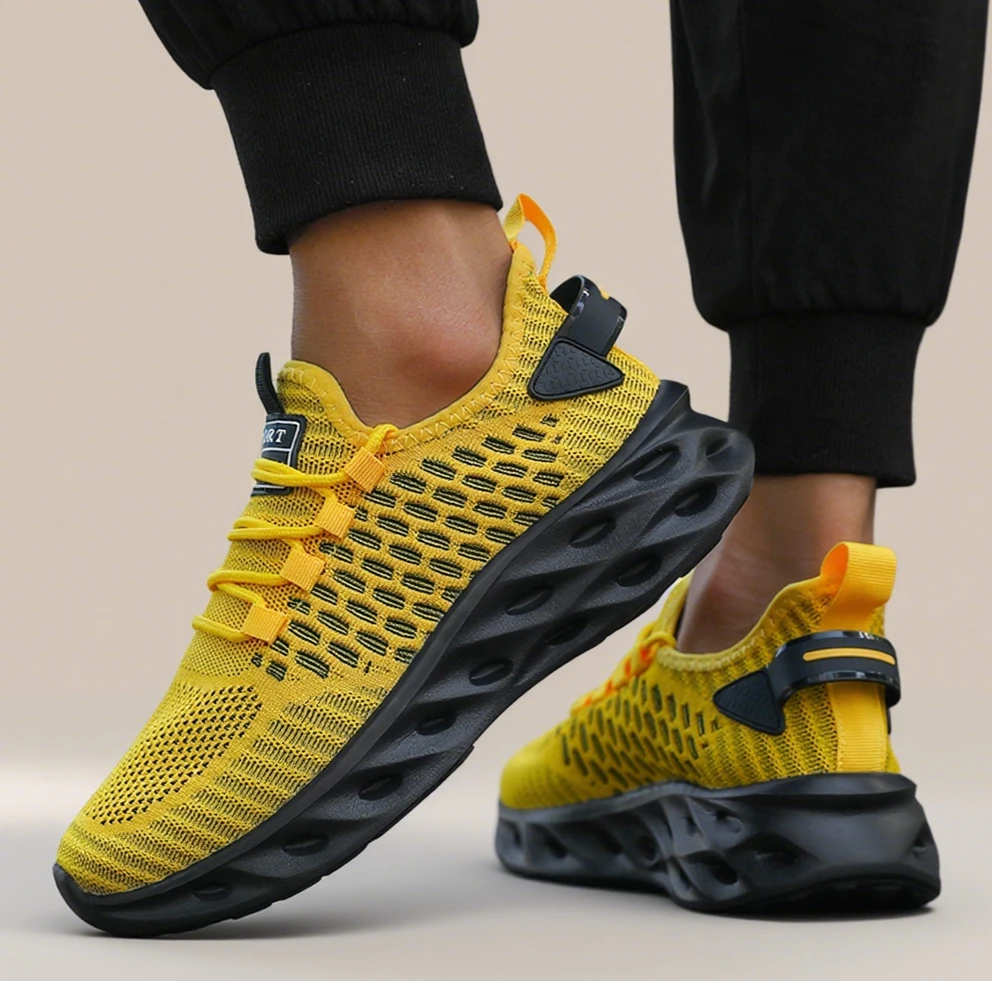 Men's Walking Shoes Are Breath - Running Cap Lightweight avaliação e preço