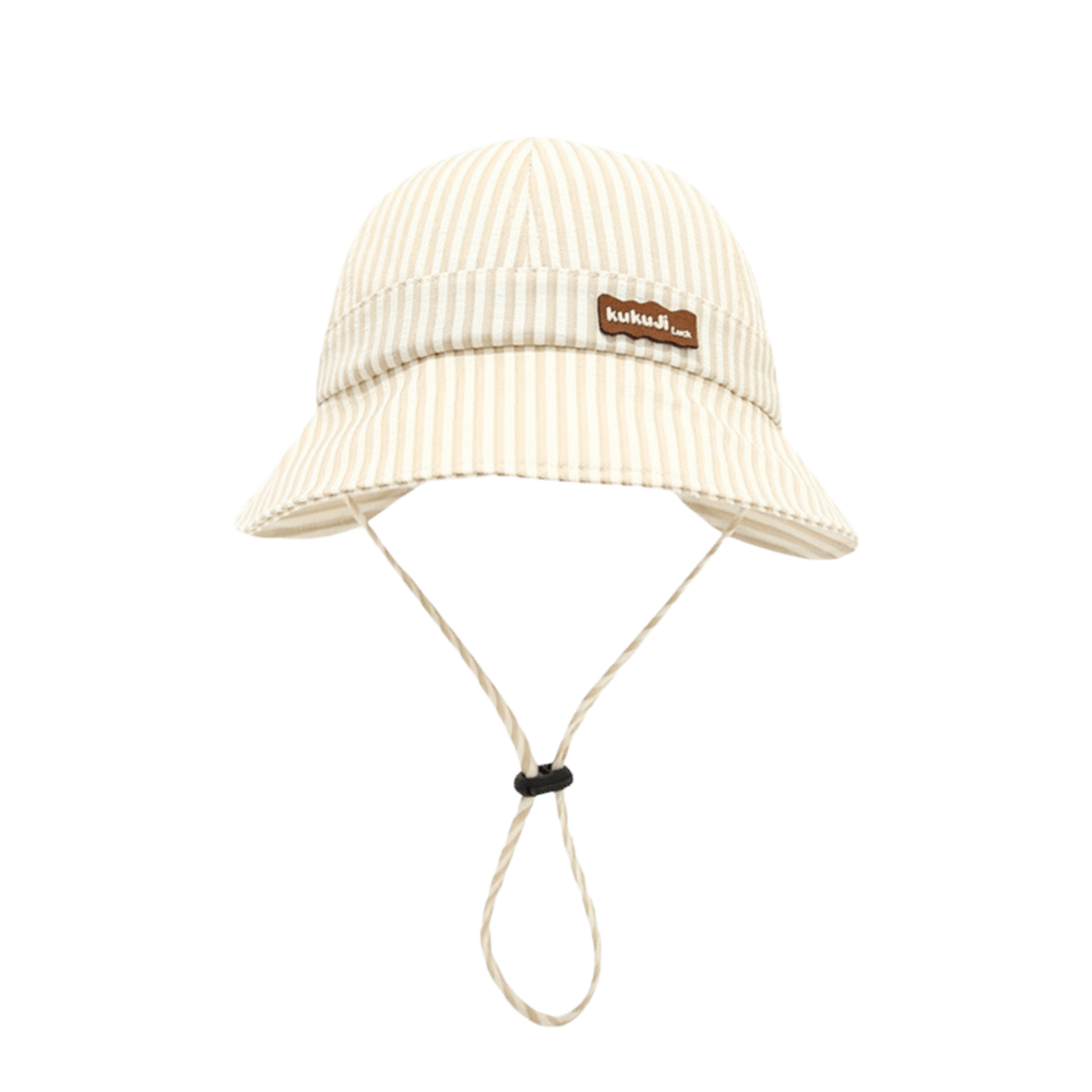 New Striped Baby Bucket Hat Ad - Sun Hat Wide Brim avaliação e preço