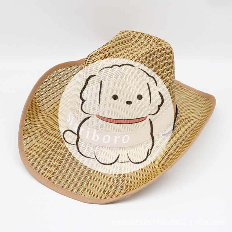 Men Retro Western Cowboy Summe - Cowboy Hat Straw avaliação e preço