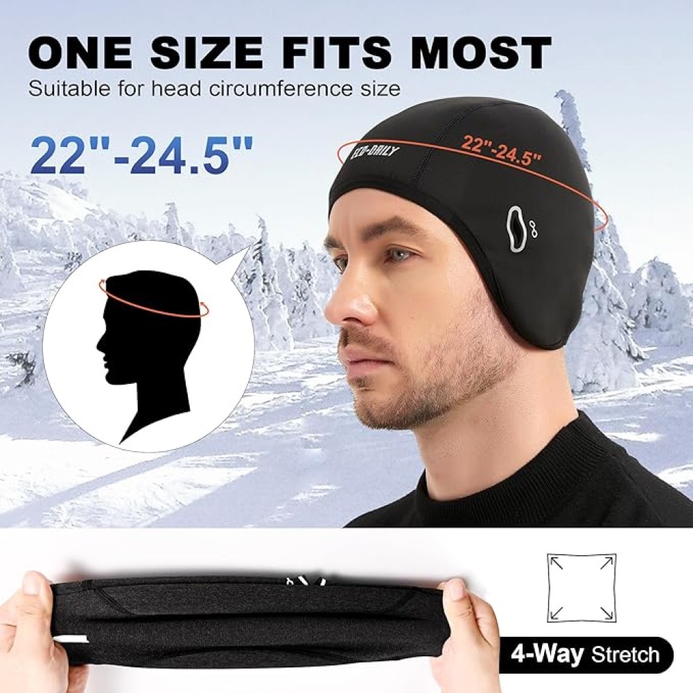 Winter Skull Cap Helmet Liner, - Skull Cap Helmet Liner avaliação e preço