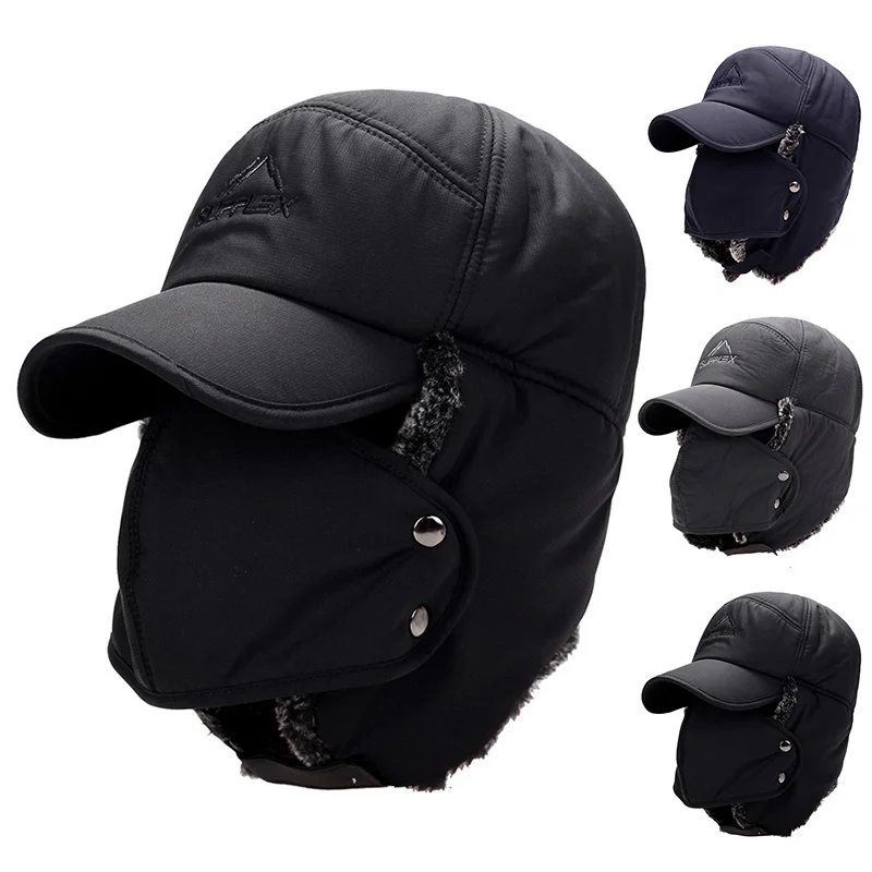 Winter Fur Warm Windproof Hat  - Trapper Hat Ear Flap avaliação e preço