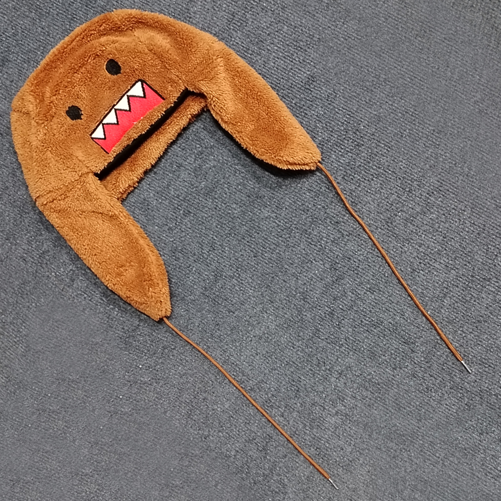 Cartoon Monster Faux Fur Trapp - Trapper Hat Ear Flap avaliação e preço