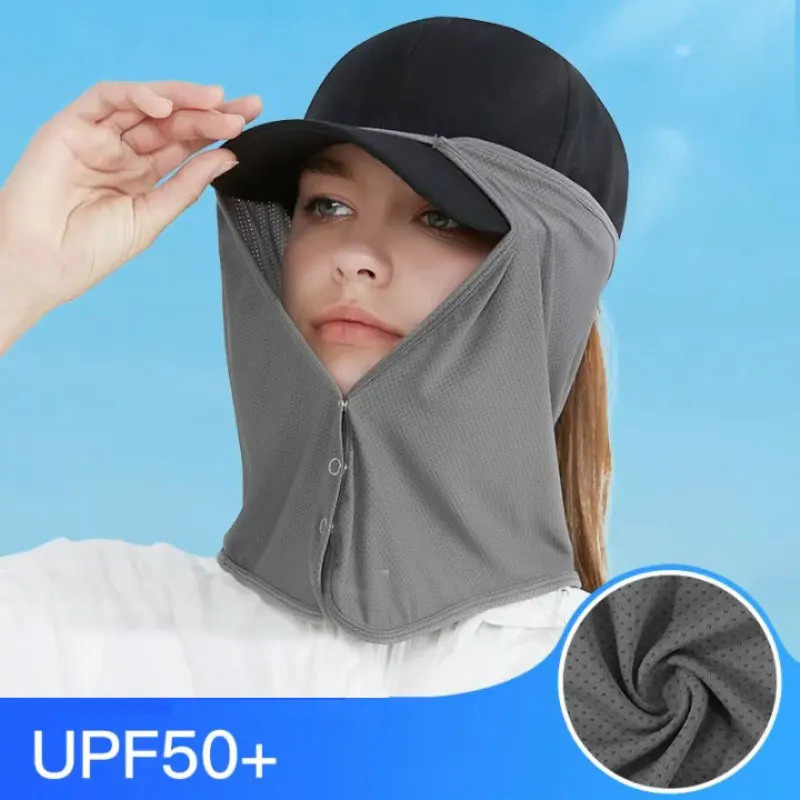 Quick Drying Fishing Cap Face  - Visor Sun Hat avaliação e preço