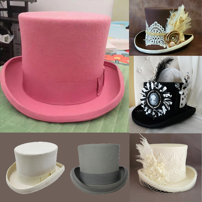 New Men Hat 100% Wool Fedora H - Fedora Hat Wool avaliação e preço