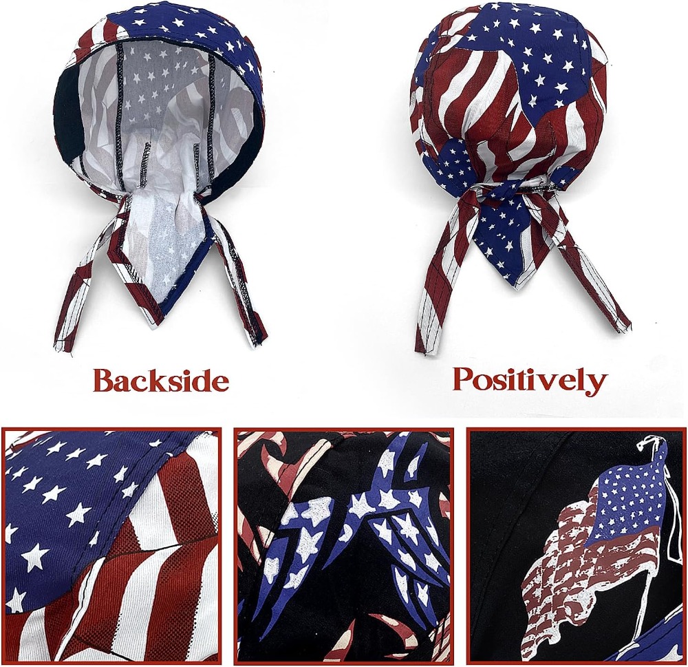 3 Pack Doo Rags for Men, Skull - Skull Cap Helmet Liner avaliação e preço