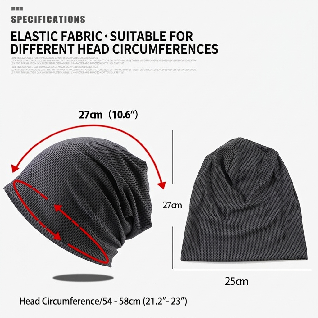 Breathable Mesh Running Beanie - Skull Cap Helmet Liner avaliação e preço