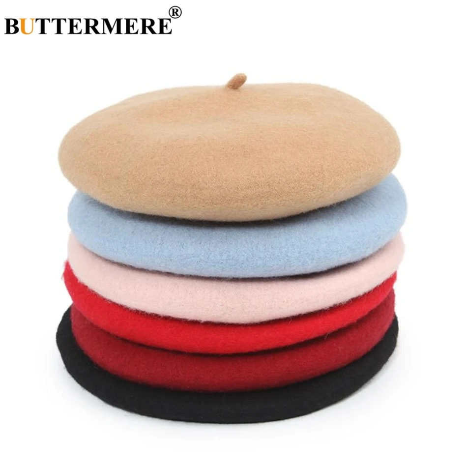 Navy Children Wool Beret Girl  - Beret French Wool avaliação e preço