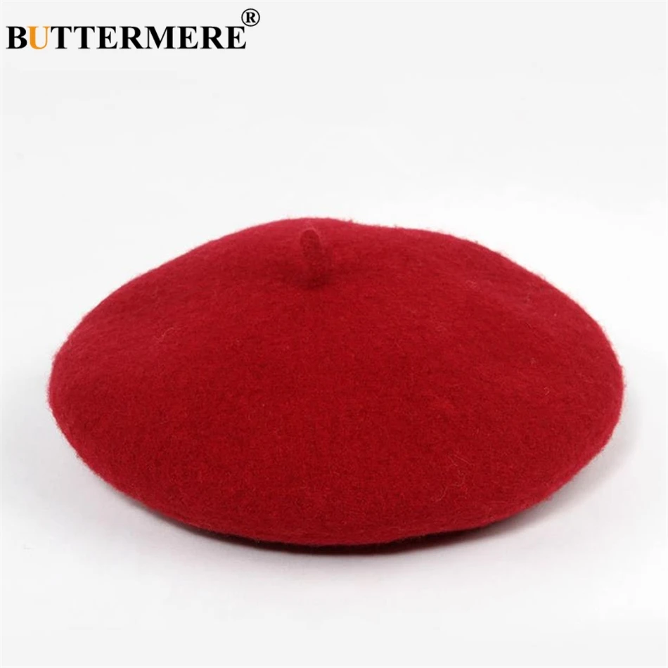 Navy Children Wool Beret Girl  - Beret French Wool avaliação e preço