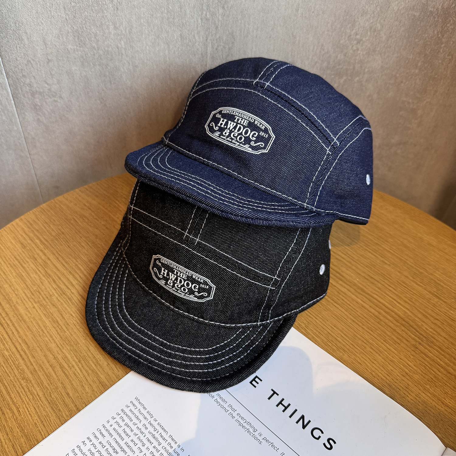 5 Panel Baseball Cap Denim Cot - Corduroy Cap 5 Panel avaliação e preço