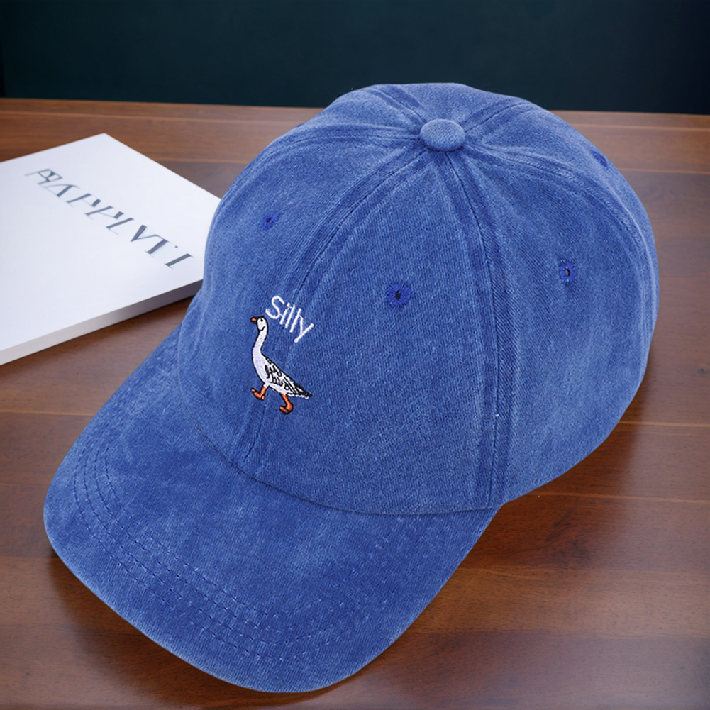 Funny Embroidered Silly Goose  - Dad Hat Cotton avaliação e preço