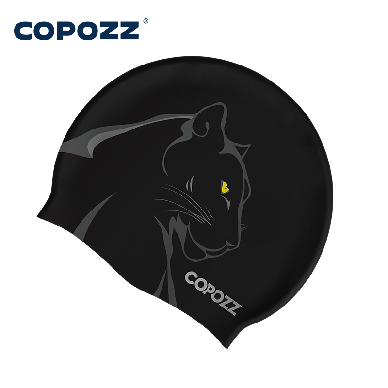 COPOZZ Water Sports Women Men  - Swim Hat Silicone avaliação e preço