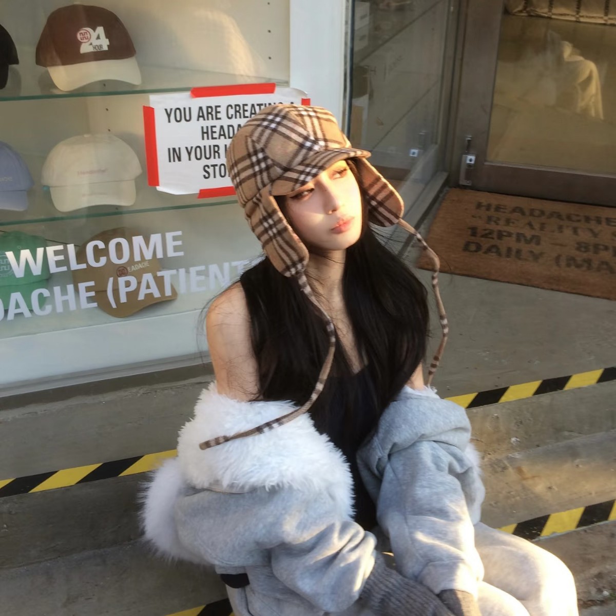 Women's New Winter Trapper Hat - Trapper Hat Ear Flap avaliação e preço