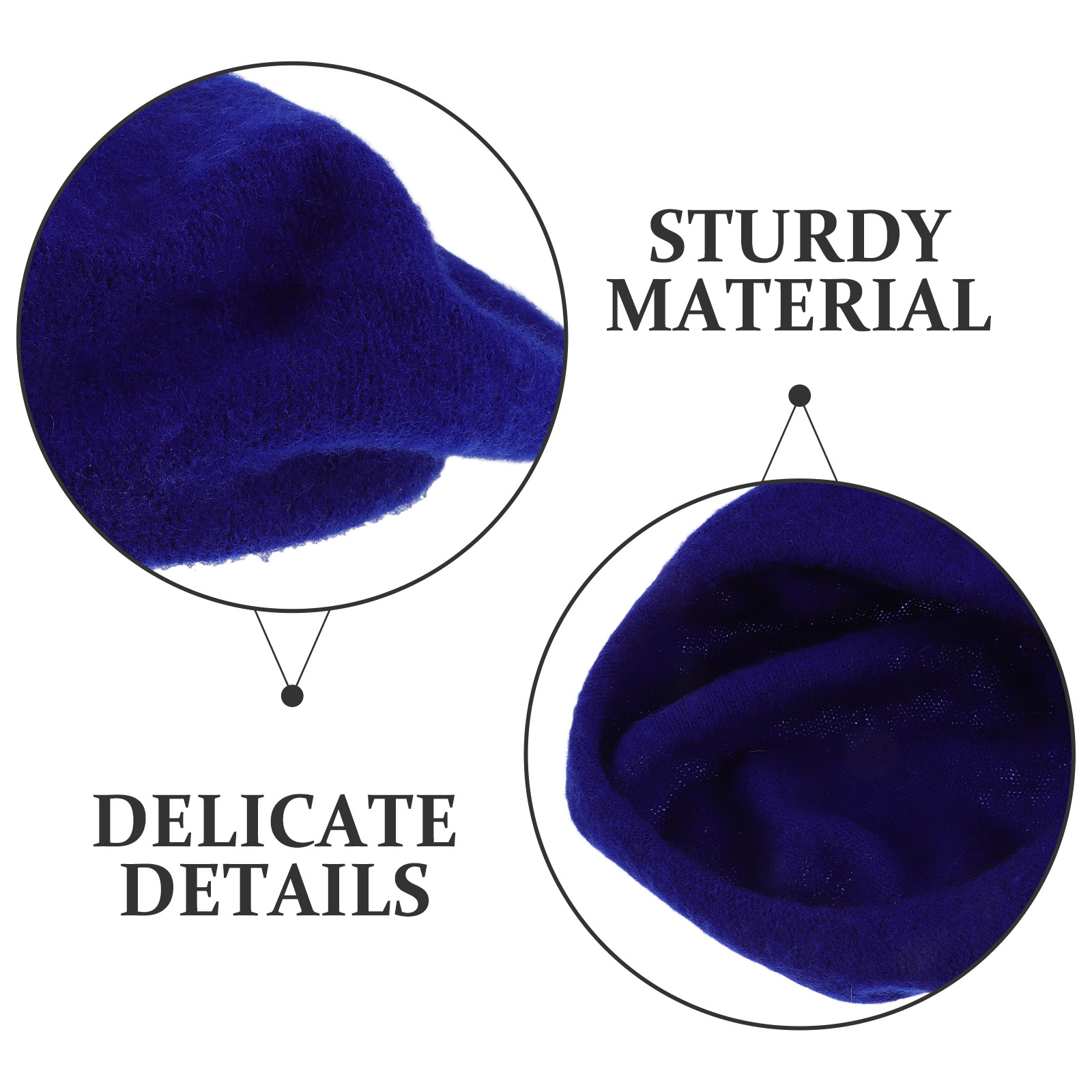 French Beret Hat for Women Nav - Beret French Wool avaliação e preço