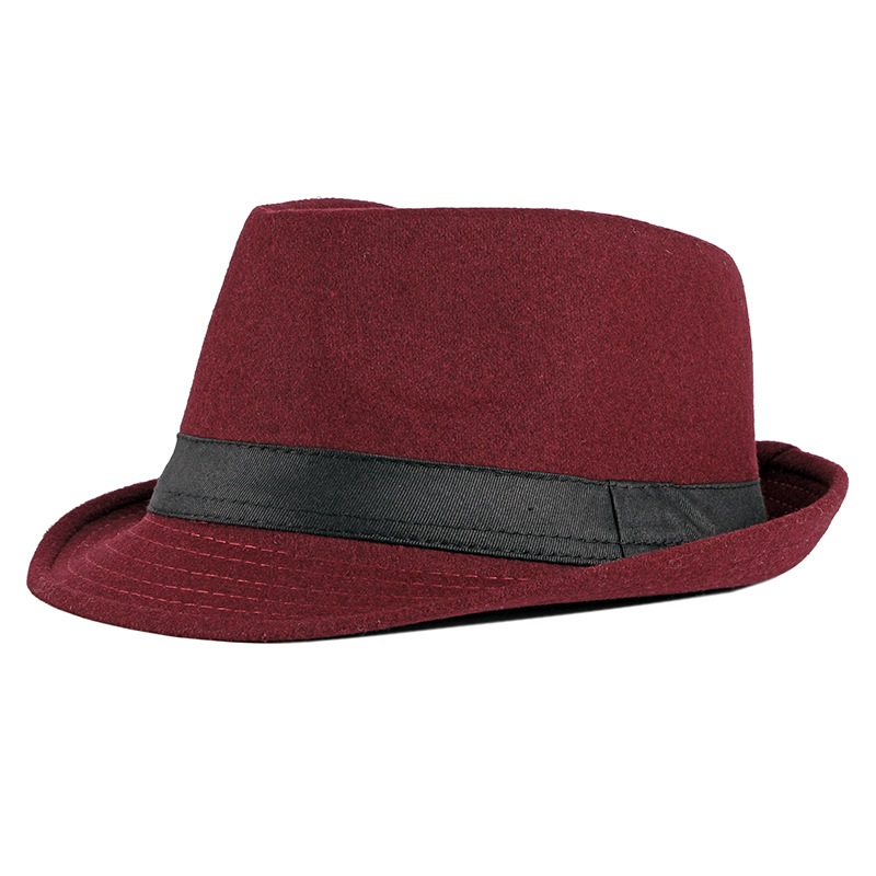 Hat for Men New Autumn Winter  - Fedora Hat Wool avaliação e preço
