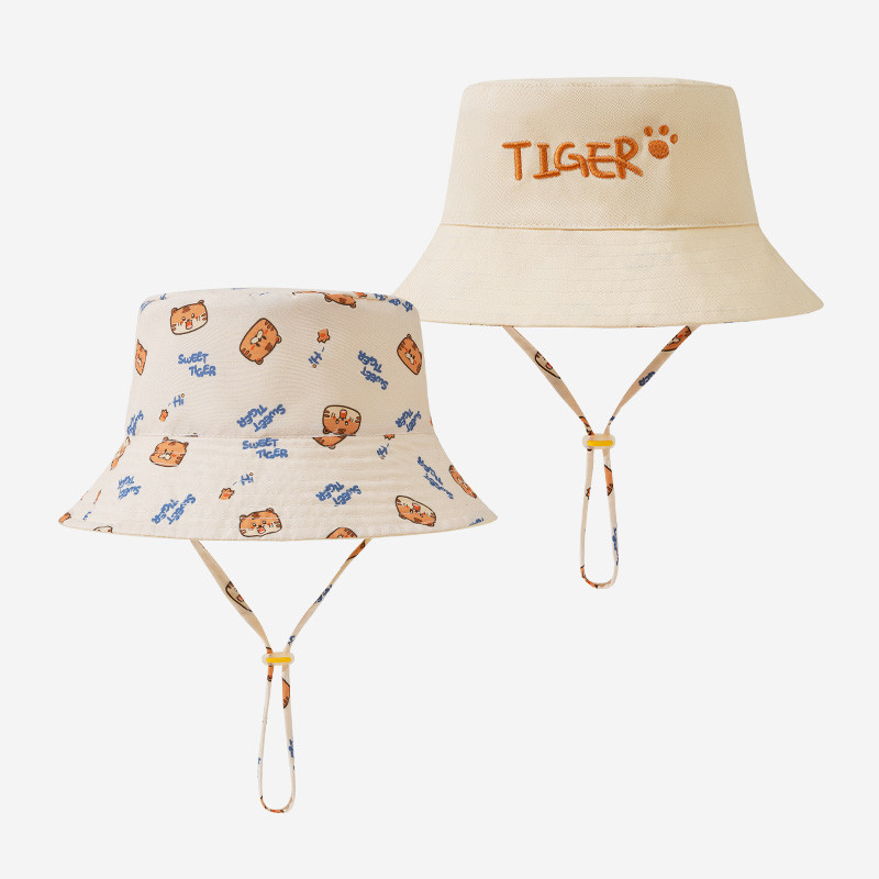Letter Embroidered Baby Bucket - Bucket Hat Cotton avaliação e preço