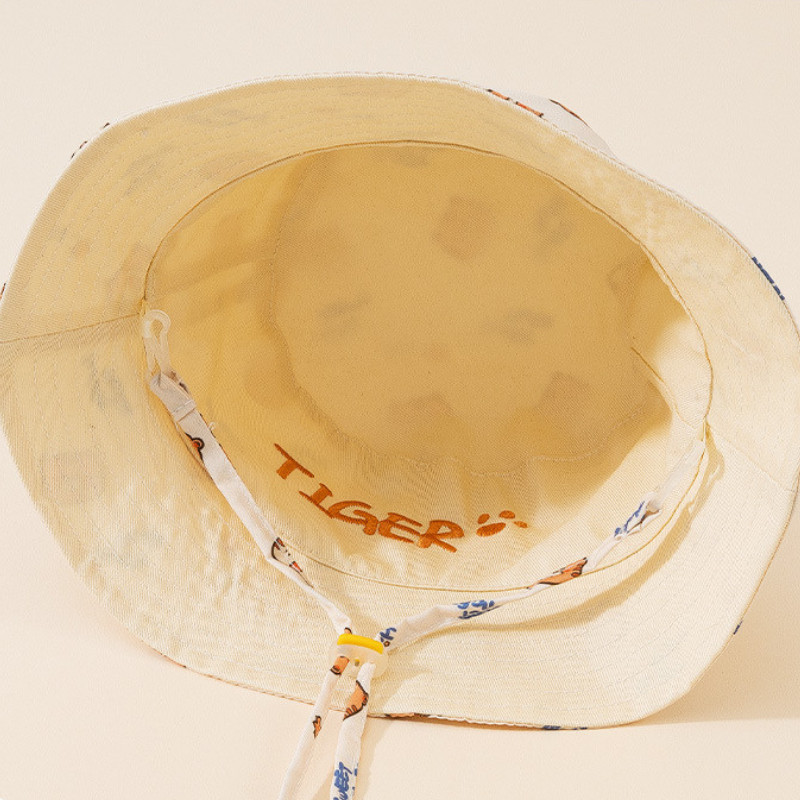 Letter Embroidered Baby Bucket - Bucket Hat Cotton avaliação e preço