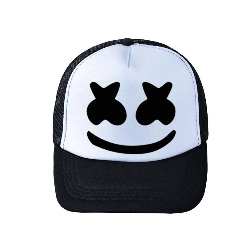 DJ Hip Pop Hat Marshmello Cosp - Trucker Cap Mesh avaliação e preço