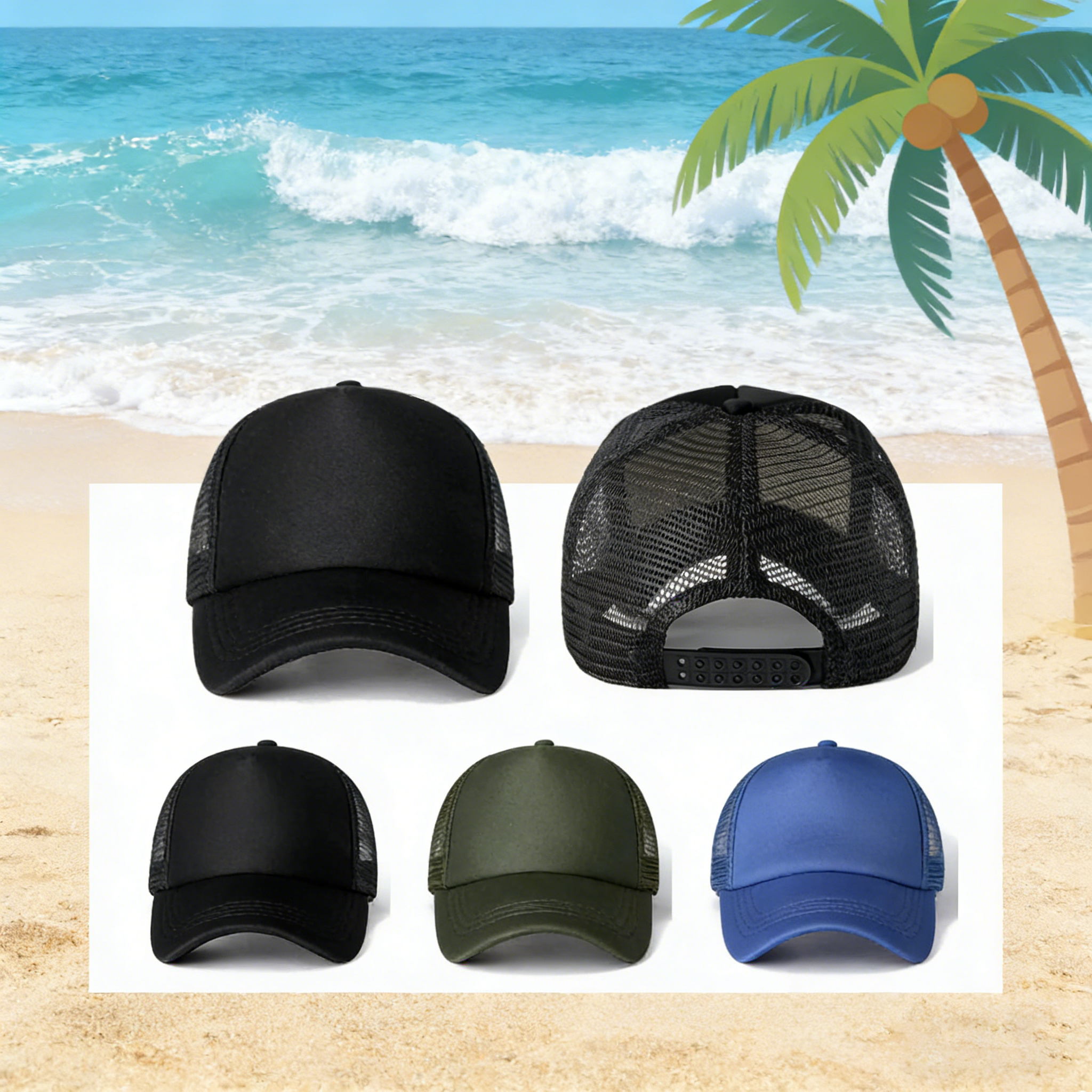 2026New model Unisex Cap Casua - Trucker Cap Mesh avaliação e preço