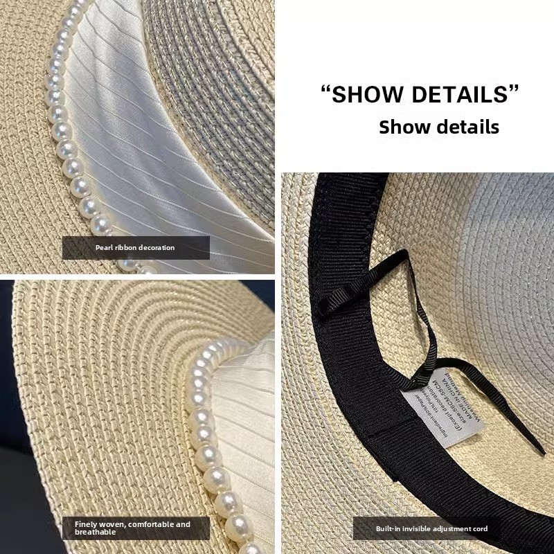 2025 New Style Hat Retro Flat  - Sun Hat Wide Brim avaliação e preço