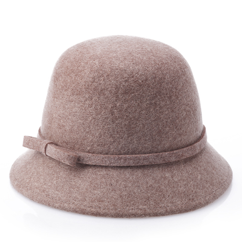 100% Real Wool Women Hats Autu - Fedora Hat Wool avaliação e preço
