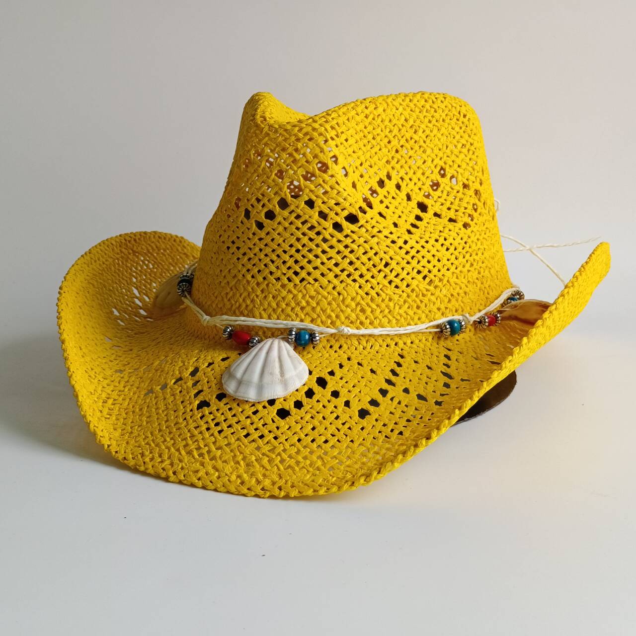 Bright yellow Cowboy Straw Hat - Cowboy Hat Straw avaliação e preço