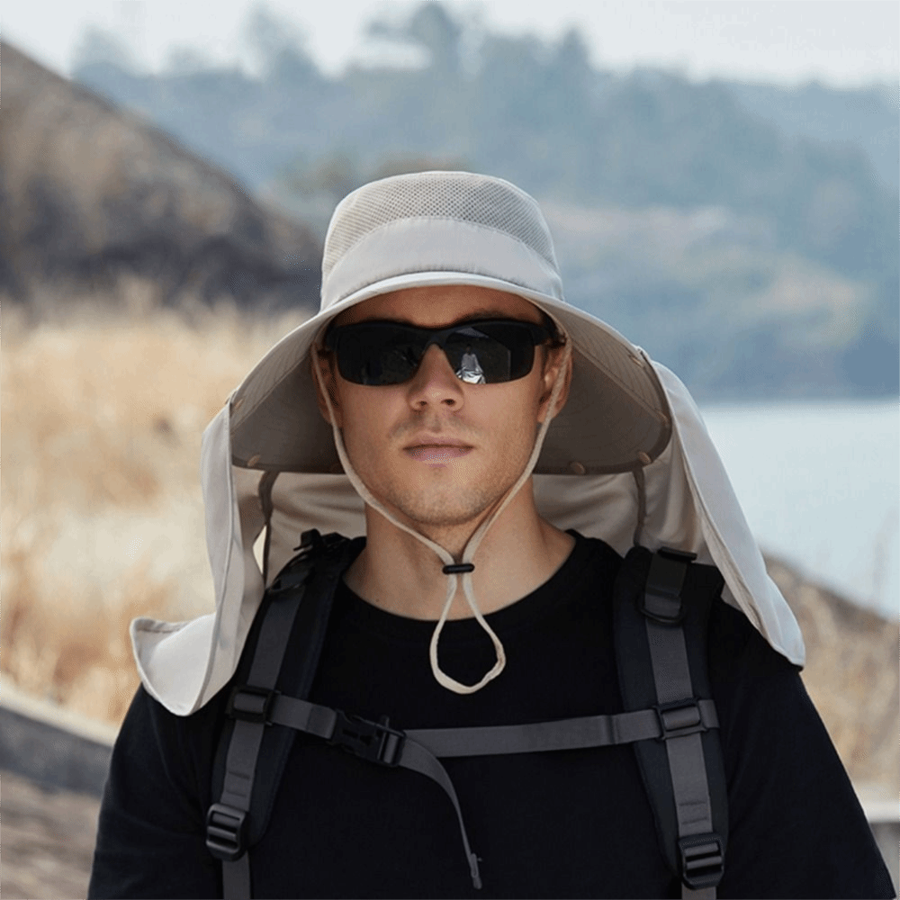 Fashion Cloth Men Sun Hat Big  - Bucket Hat Cotton avaliação e preço