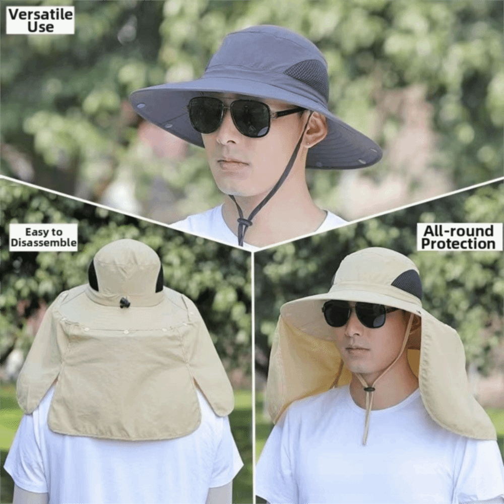 Fashion Cloth Men Sun Hat Big  - Visor Sun Hat avaliação e preço
