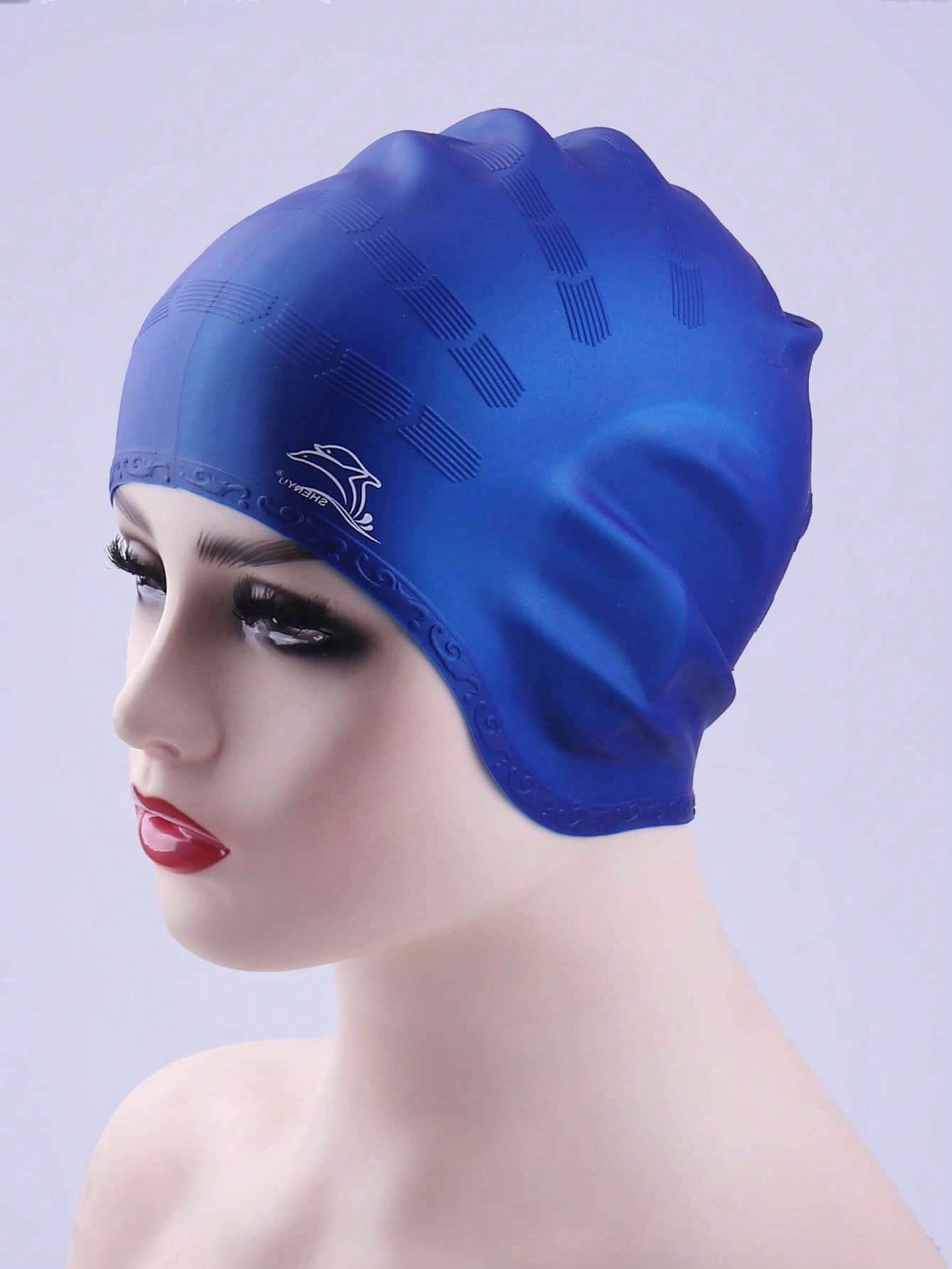 Silicone Waterproof Swim Cap E - Swim Hat Silicone avaliação e preço