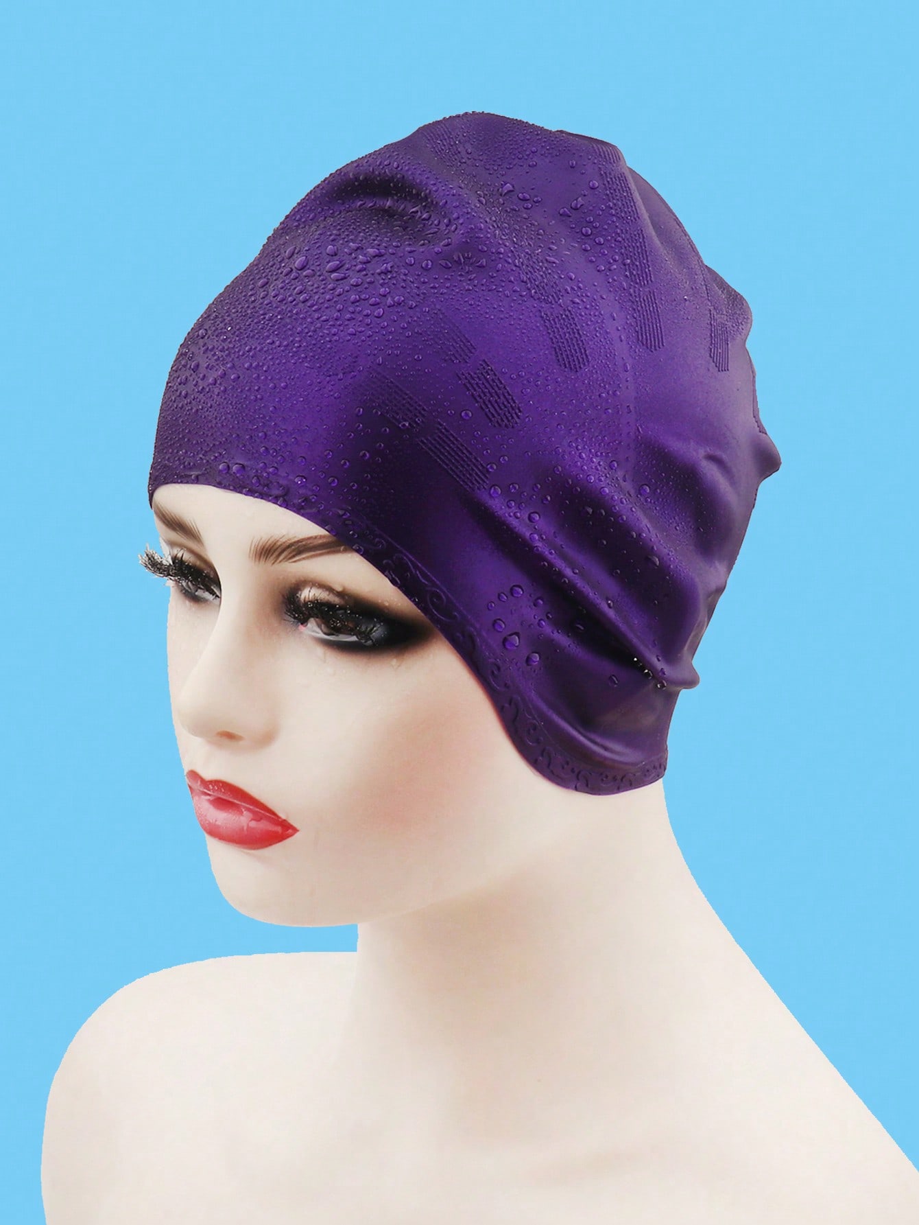 Silicone Waterproof Swim Cap E - Swim Hat Silicone avaliação e preço