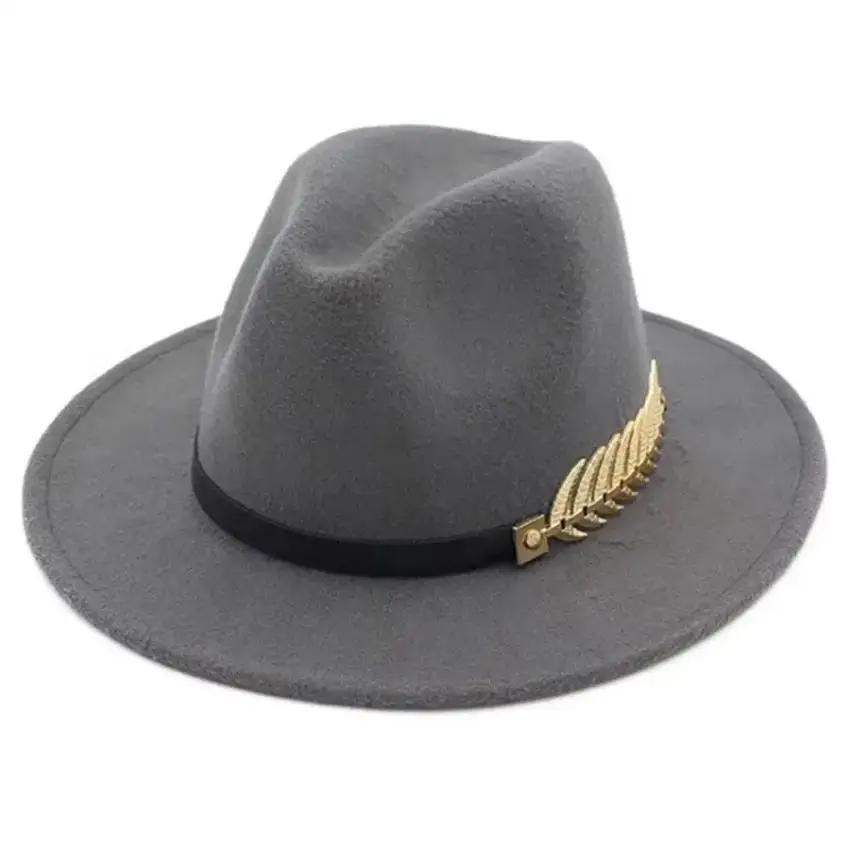 Simple Fashion Formal Occasion - Fedora Hat Wool avaliação e preço