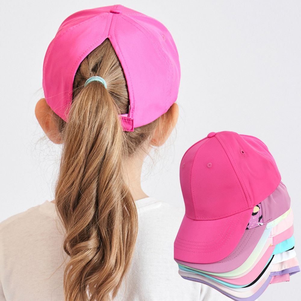 Hot High Ponytail Kids Hat Bas - Baseball Cap Structured avaliação e preço